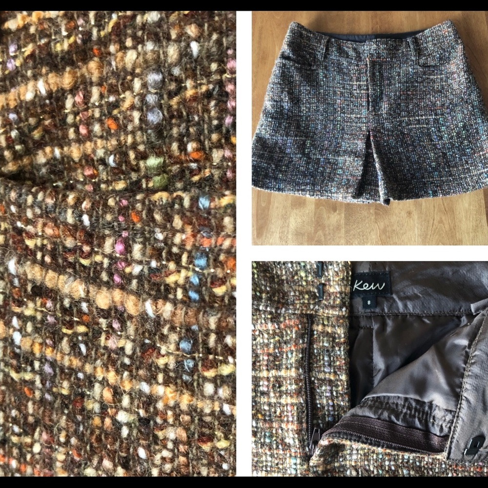 KEW Tweed mini Skirt size 8
